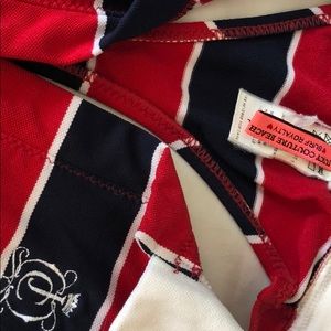 Juicy Couture Beach tback dress red, white & navy